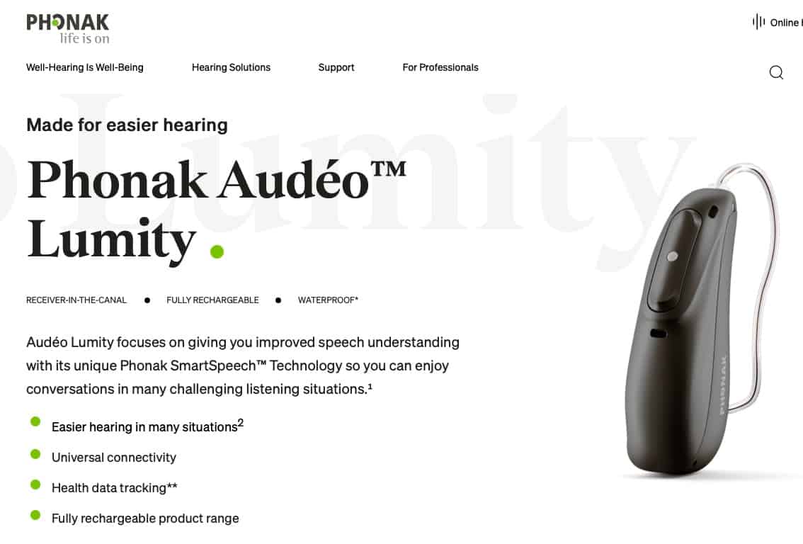 Phonak hearing aids